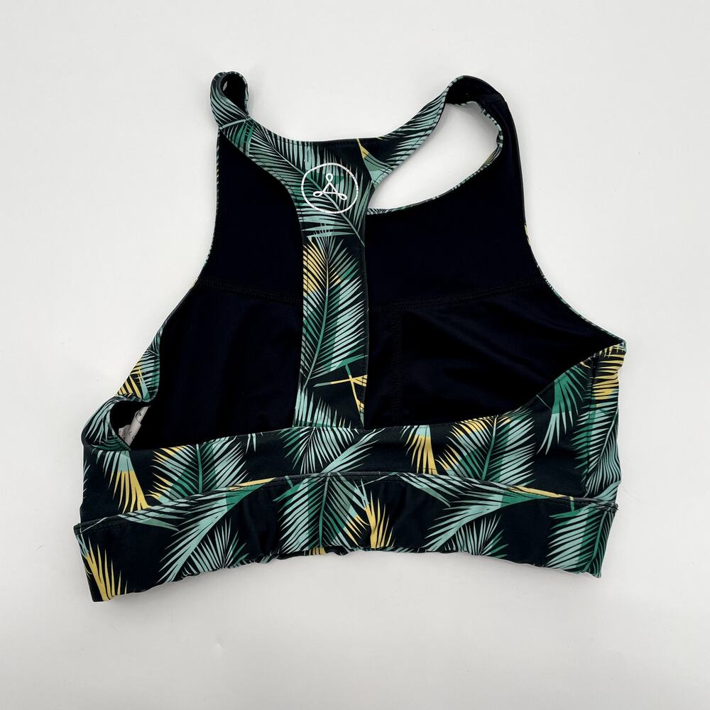 Alchemy | Tropical Leaf Print Sports Bra // S - Picture 3 of 7